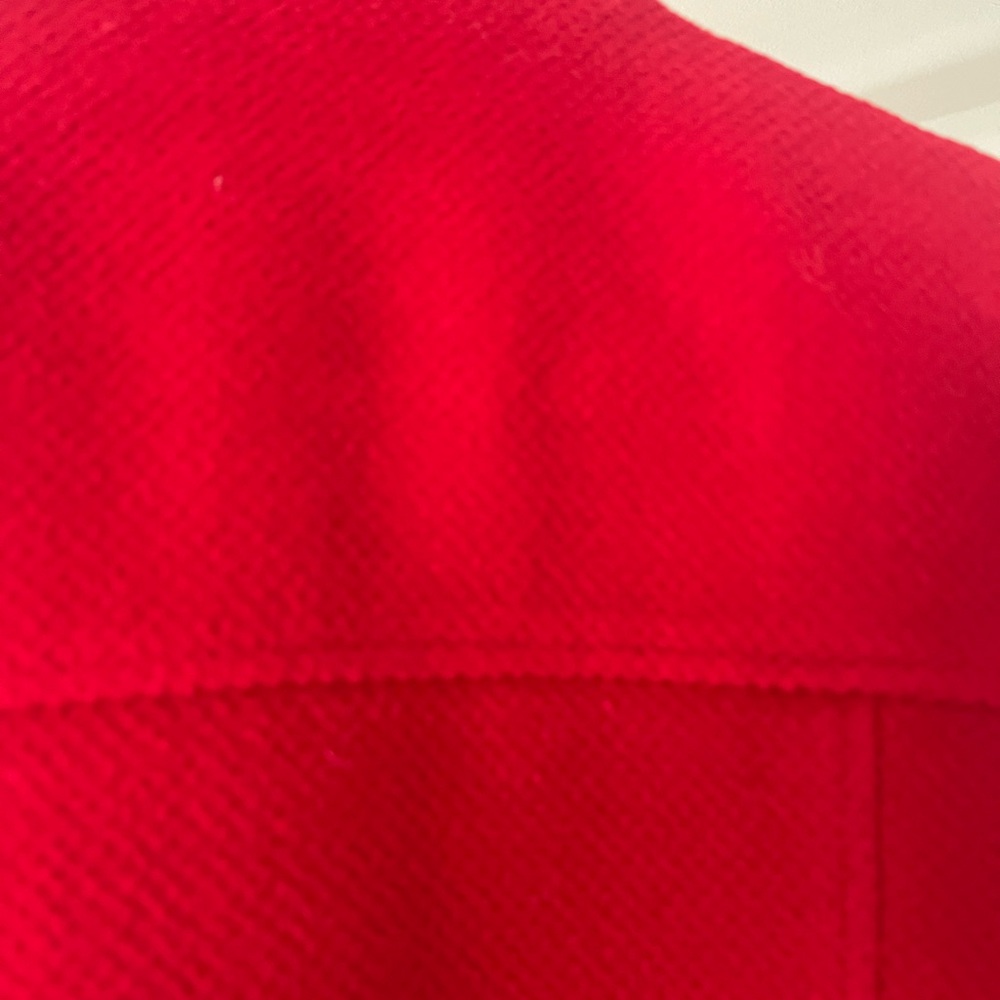 Red Wool Coat - Picture 7 of 7